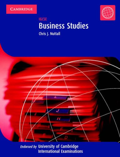 Business Studies: IGCSE