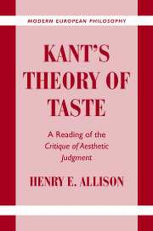 Kant's Theory of Taste