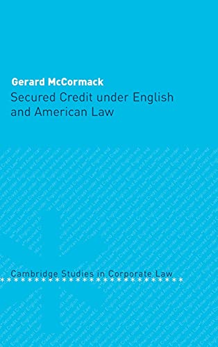 Secured Credit under English and American Law