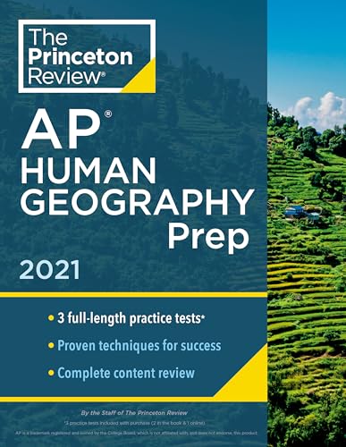 Princeton Review AP Human Geography Prep, 2021