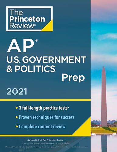 Princeton Review AP U.S. Government and Politics Prep, 2021