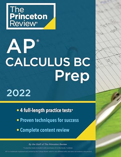Princeton Review AP Calculus BC Prep, 2022