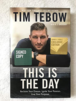AutographedSigned by Tim Tebow This Is The Day Hardcover Book