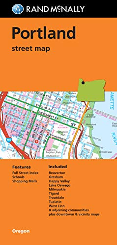 Rand McNally Portland, Oregon Street Map