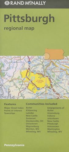 Rand McNally Pittsburgh, Pennsylvania Regional Map