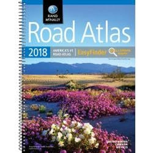 2018 Rand McNally Easyfinder Midsize Road Atlas