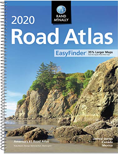Rand McNally 2020 Road Atlas Midsize Easy Finder - Spiral