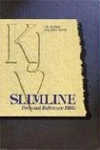 Bible Kjv Slim Ref Blk 444