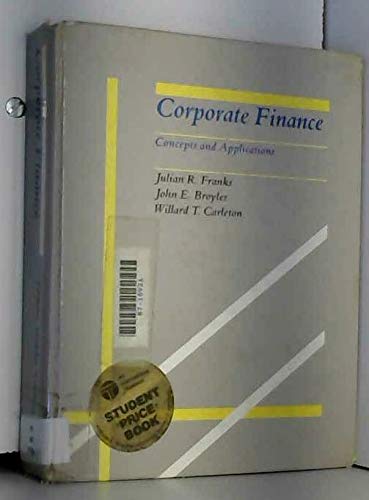Contemporary Corporate Finance