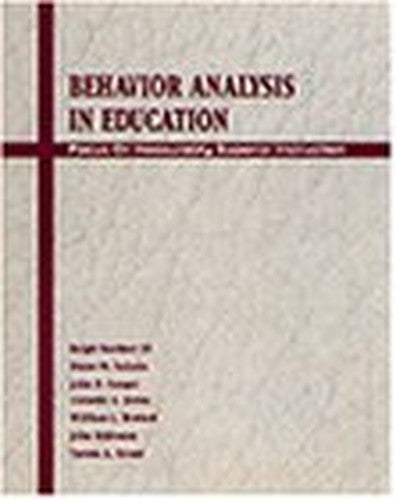 Behavior Analysis in Education