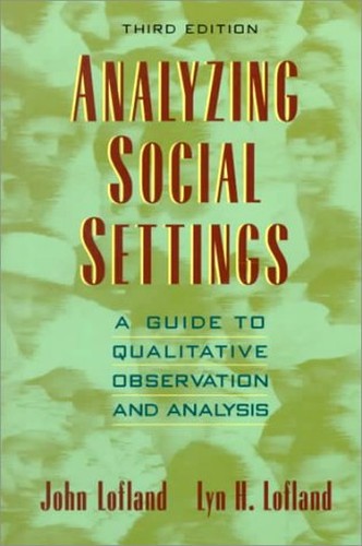 Analyzing Social Settings