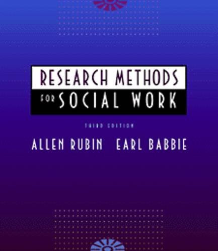 Research Methods for Social Work
