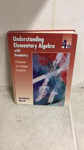 Understanding Elementary Algebra with Geometry 