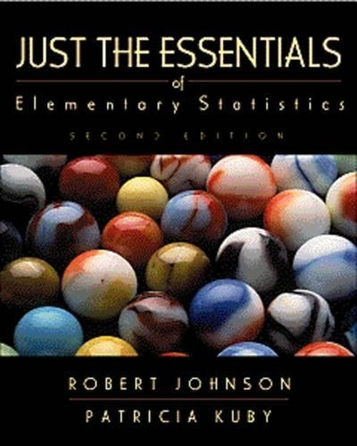 Just the Essentials of Elementary Statistics