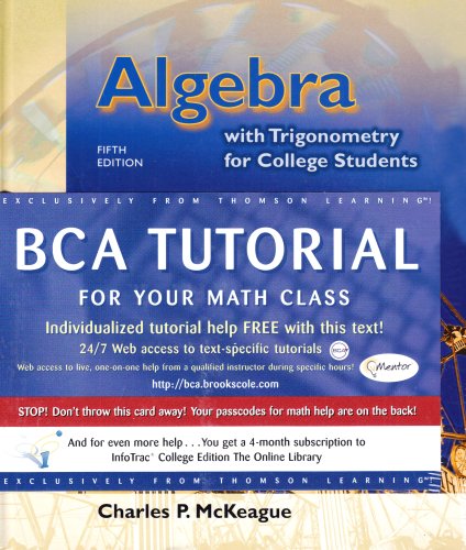 Algebra with Trigonometry for College Students