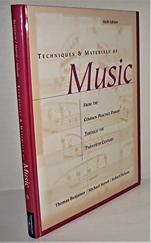 Techniques and Materials of Music