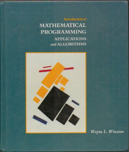 Introduction to Mathematical Programming