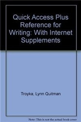Quick Access Plus Reference for Writing