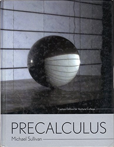Precalculus - Custom Edition for Ventura College