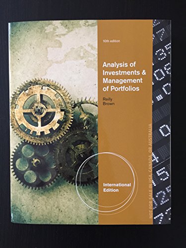 Analysis of Investments and Management of Portfolios, International Edition