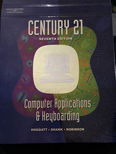 Century 21 Computer Applications and Keyboarding