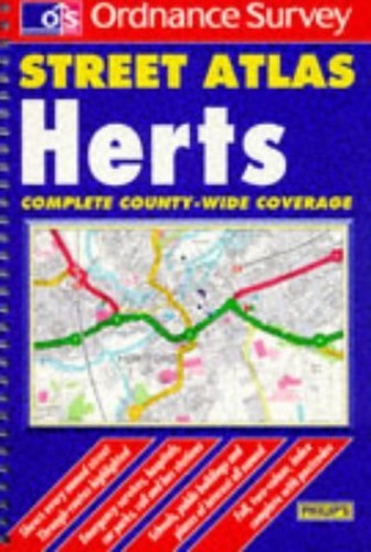 Ordnance Survey Hertfordshire Street Atlas