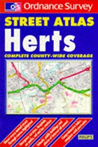 Ordnance Survey Hertfordshire Street Atlas