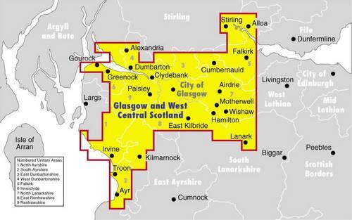 Ordnance Survey Glasgow and West Central Scotland Street Atlas