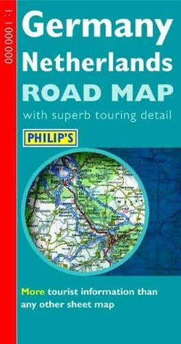 Philip's Road Map of Germany and the Netherlands