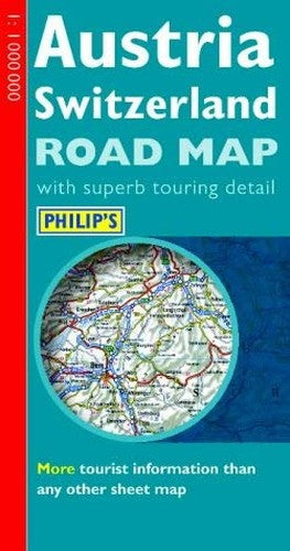 Philip's Road Map of Austria and Switzerland