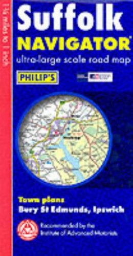 Navigator Road Map Suffolk