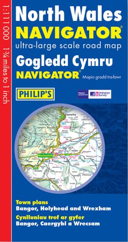 North Wales Navigator Ultra-Large Scale Road Map