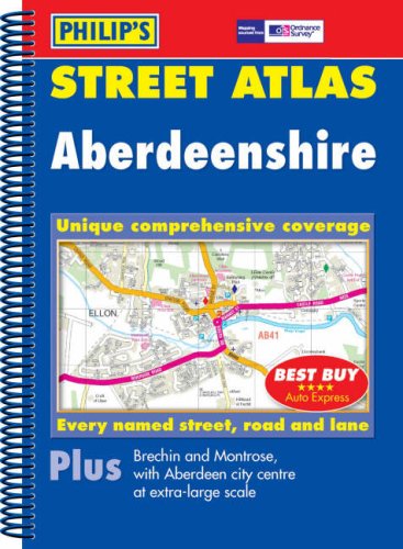 Philip's Street Atlas Aberdeenshire