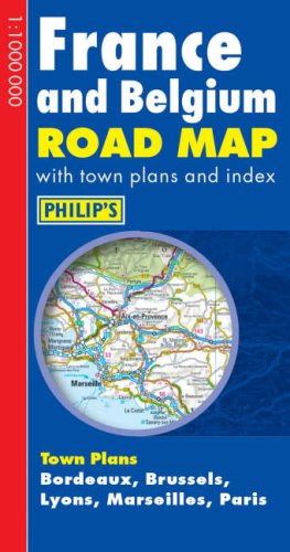 Philip's Road Map Europe  France/Belgium