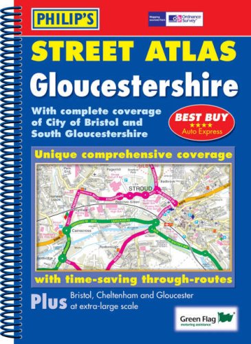 Philip's Street Atlas Gloucestershire and Bristol