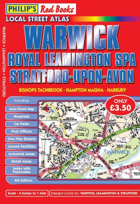 Philip's Red Books Warwick, Royal Leamington Spa and Stratford-upon-Avon