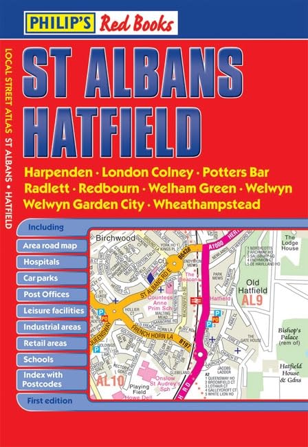 Philip's Red Books St Albans and Hatfield
