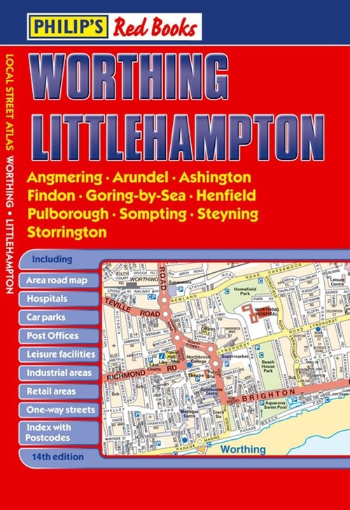 Philip's Red Books Worthing and Littlehampton