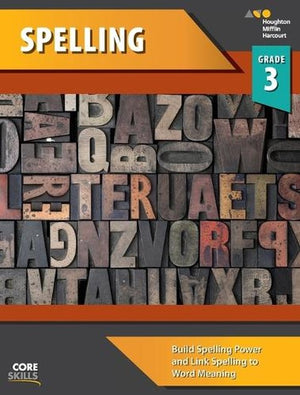 Core Skills Spelling Workbook Grade 3