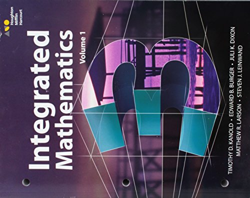 Interactive Student Edition Volume 1 (Consumable) 2015