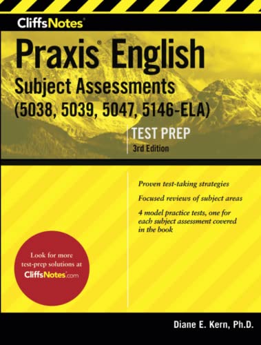 Cliffsnotes Praxis English Subject Assessments