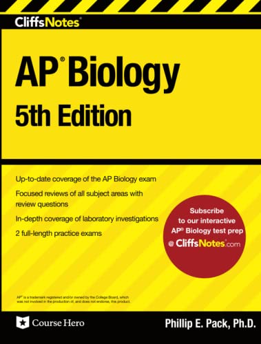 Cliffsnotes AP Biology, 5th Edition