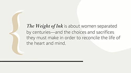 Weight of Ink
