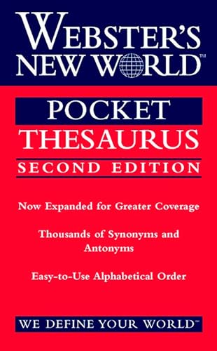 Webster's New World Pocket Thesaurus, Second Edition