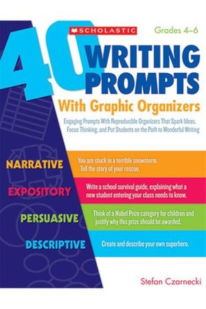 40 Writing Prompts with Graphic Organizers