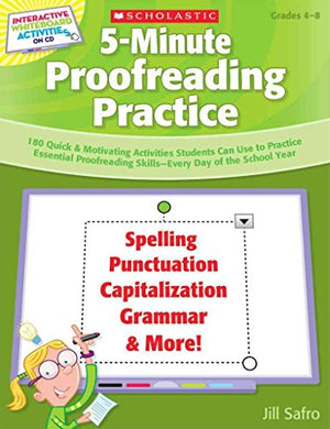 Interactive Whiteboard Activities: 5-Minute Proofreading Practice