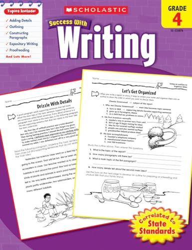 Scholastic Success with Writing: Grade 4 Workbook