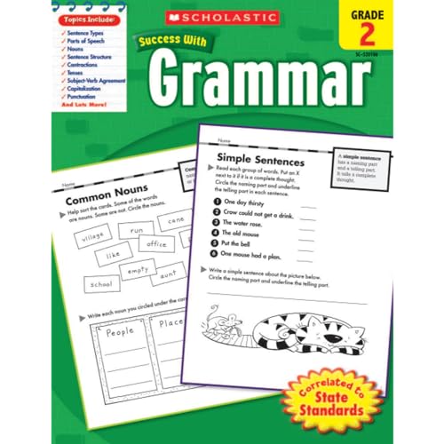 Scholastic Success with Grammar: Grade 2 Workbook