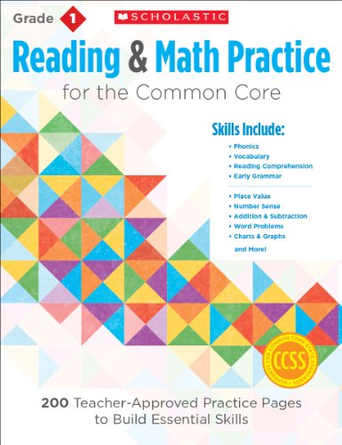 Reading and Math Practice, Grade 1