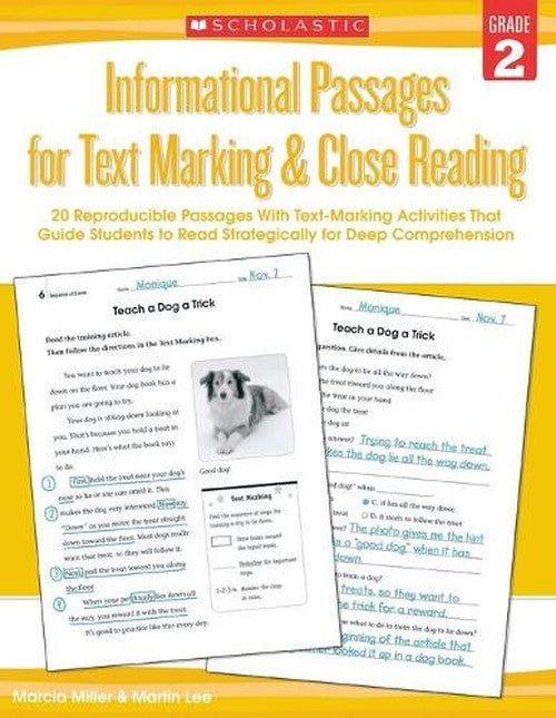 Informational Passages for Text Marking & Close Reading: Grade 2